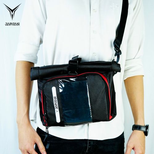 Túi đa năng JARVAN kết hợp túi treo đầu xe máy phượt thủ có thể sử dụng được điện thoại kích thước lớn