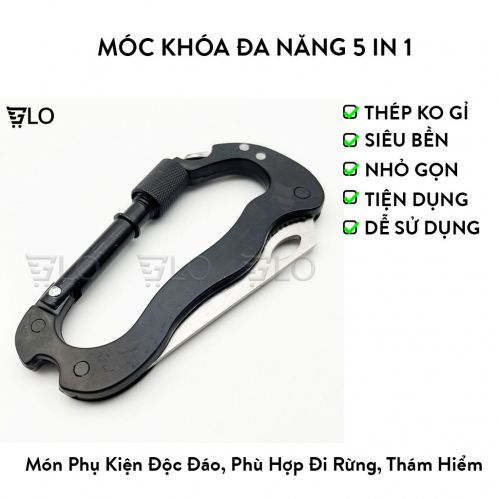 Móc Khóa Phượt Dao Vít 5in1 Đa Năng Cao Cấp, Móc Khoá Đi Phượt 7 đánh giá